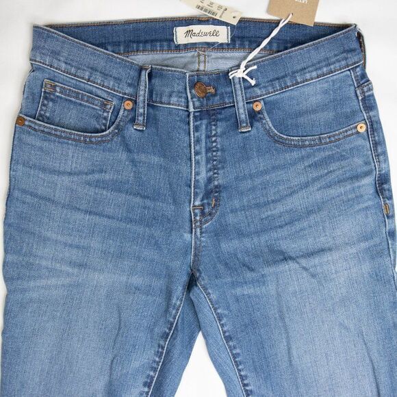 NEW Madewell Skinny Mid-rise ripped Jeans Frankie was, 27P - Picture 7 of 16